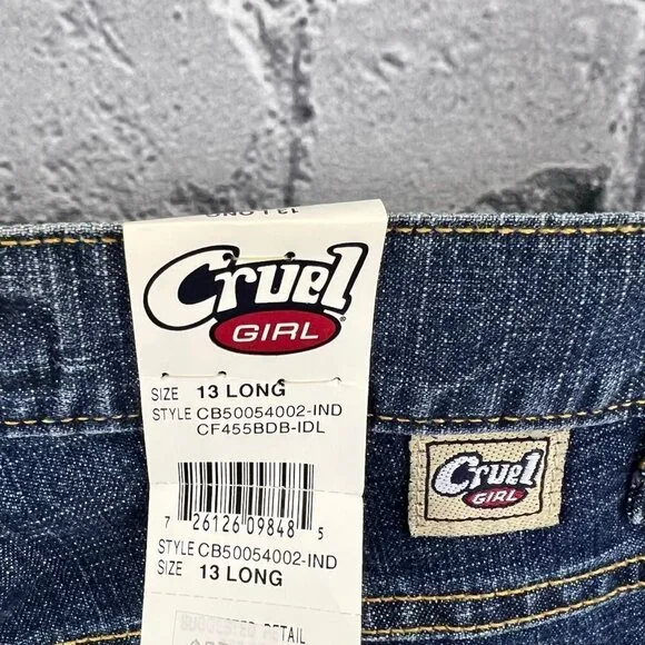 Cruel Girl Boot Cut Jeans Juniors 13 Tall Stretch NWT - Picture 7 of 8